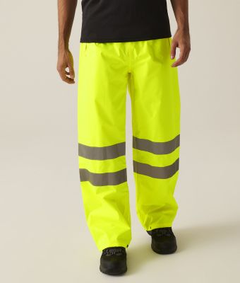 Hi-vis pro pack-away trousers